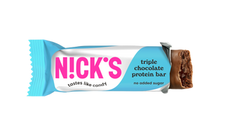 N!CK'S Nicks Triple Chocolate Protein Bar Baton proteinowy bez cukru 50g