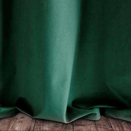 ZASŁONA GOTOWA PIERRE 140 X 250 CM CIEMNOZIELONY