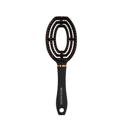 Coco Hair Brush szczotka do włosów z włosiem dzika Black