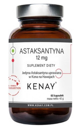 KENAY Astaksantyna 12 mg na wsparcie odpornośći 60 kaps.