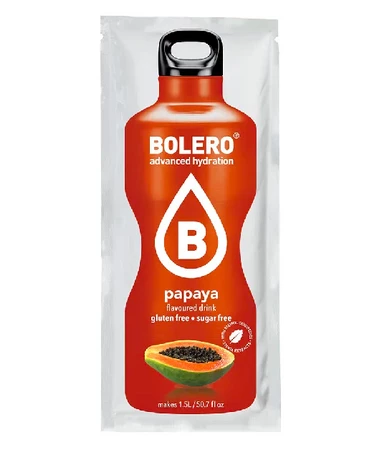 Bolero Papaya 9g napój w proszku bez cukru