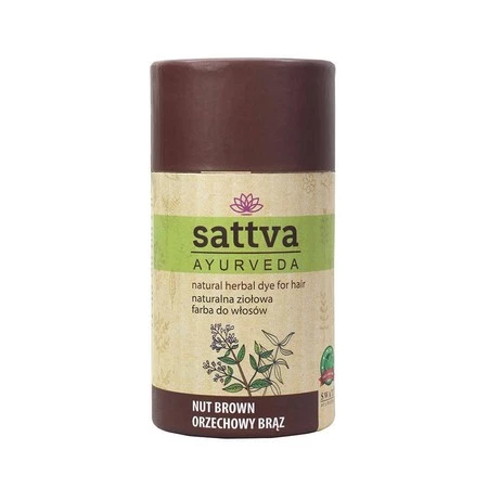 HENNA ORZECHOWY BRĄZ 150 g - SATTVA