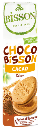 CIASTKA MARKIZY ORKISZOWE Z KREMEM KAKAOWYM BIO 300 g - BISSON