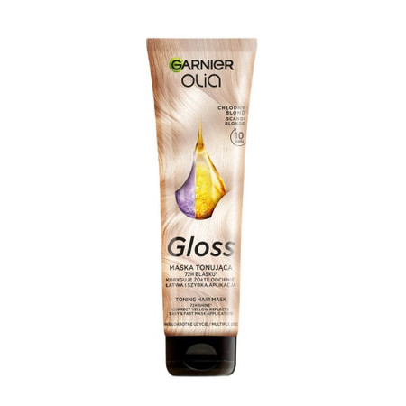 Olia Gloss maska koloryzująca-toner do włosów Chłodny Blond 150ml