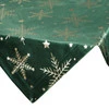 Bieżnik świąteczny na stół, rozm.: 85 x 85 cm, kolor ciemnozielony
