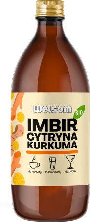 Welsom Sok Imbir Cytryna Kurkuma BIO 500ml