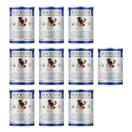 Zestaw 10x Rockster Superfood Duck a la Royale - BIO kaczka (340g)