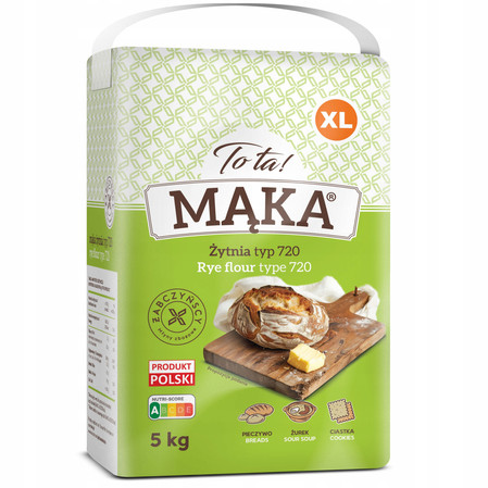 ToTa! Mąka żytnia typ 720 - 5 kg KRÓTKA DATA 2026-10-16