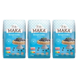 Zestaw 3x ToTa! Mąka pszenna krupczatka 1 kg