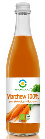 BIOFOOD SOK Z MARCHWI NFC BEZGLUTENOWY BIO 500 ml