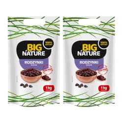 Zestaw 2x Big Nature Rodzynki 1kg