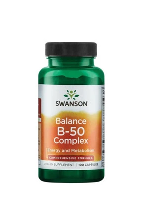 Swanson BALANCE B-50 COMPLEX Witamina B 100 kaps.