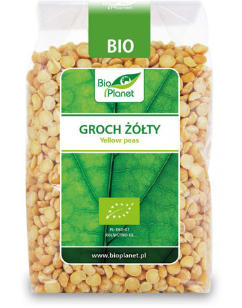 Bio Planet Groch żółty połówki 400g