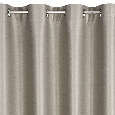ZASŁONA GOTOWA SELINA 140 X 250 CM CIEMNOBEŻOWY