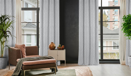 ZASŁONA GOTOWA SANDI 140 X 260 CM STALOWY