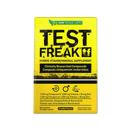 PharmaFreak Test Freak EU booster testosteronu 120 kaps.