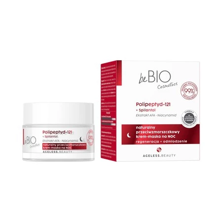 beBIO Ageless Beauty przeciwzmarszczkowy krem/maska na noc 50ml