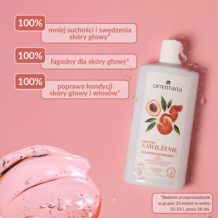 Orientana - Szampon Trycho Nawilżenie Liczi Ektoina Kompleks prebiotyków 200ml