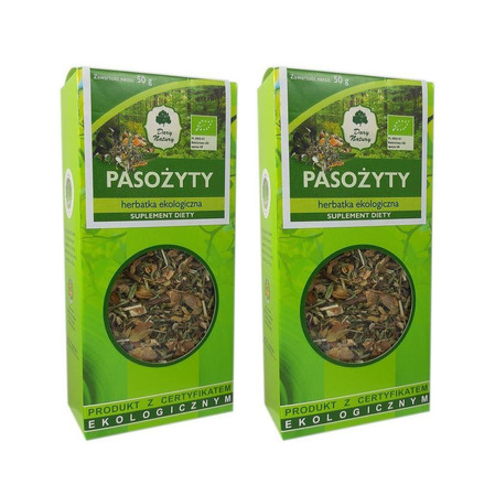 Zestaw: 2x Dary Natury − Herbata Pasożyty − 50 g