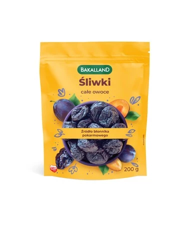 Bakalland Śliwki całe owoce 200g