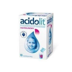 ACIDOLIT smak malinowy 10 saszetek