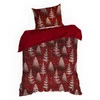 Komplet pościeli świątecznej 220x200 cm z mikrowłókna, rubinowa