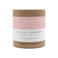Teministeriet - NOTE White Tea Elderflower Organic - Herbata 20 Torebek