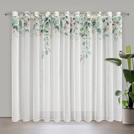 ZASŁONA GOTOWA NIKI 350 X 250 CM BIAŁY