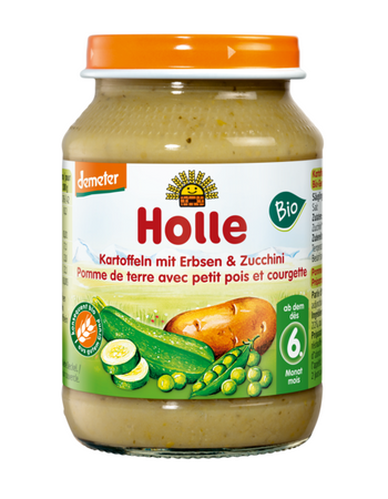 Holle Bio Obiadek Ziemniak-Groszek-Cukinia 190g