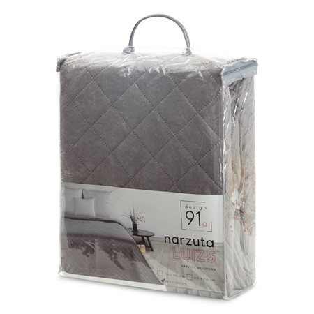 NARZUTA D91 LUIZ 5 220 X 240 CM SREBRNY