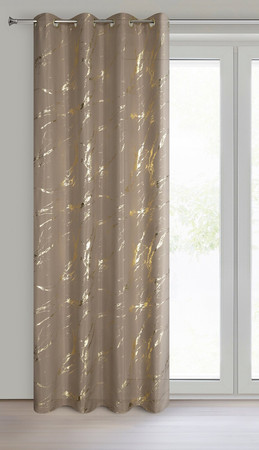 ZASŁONA GOTOWA LANI 140 X 250 CM BRĄZOWY