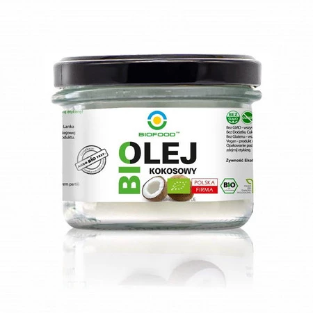 BIO FOOD Olej kokosowy bezwonny BIO 180ml
