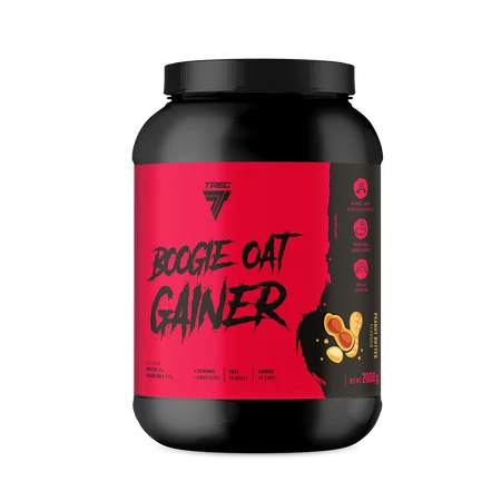 TREC BOOGIE OAT GAINER 2000g JAR PEANUT BUTTER