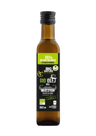 Big Nature Olej DLA MĘŻCZYZN bio tłoczony na zimno 250ml