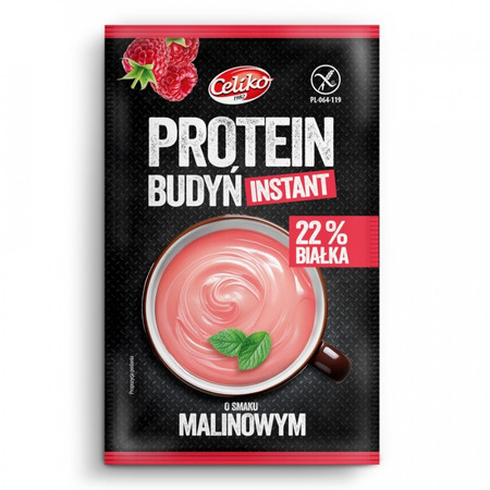 Celiko Budyń proteinowy smak malina bezglutenowy 40 g