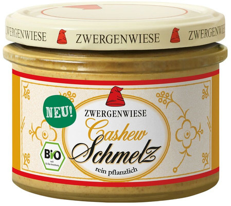 ZWERGENWIESE SMALCZYK WEGAŃSKI Z ORZECHÓW NERKOWCA BIO 160 g