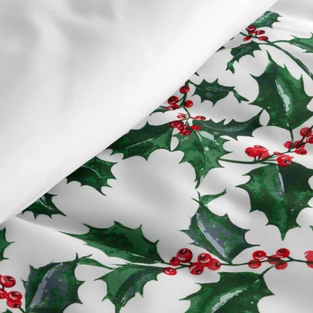 Komplet pościeli świątecznej Tori, 220 x 200 cm, Biały