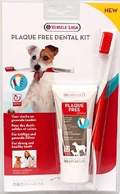 VERSELE LAGA Oropharma Plaque Free Dental Care Kit - zestaw pasta do zębów + szczoteczka