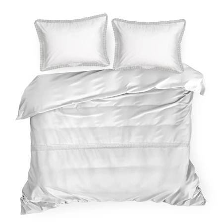 Komplet pościeli Retro 6, 160 x 200 cm, Biały