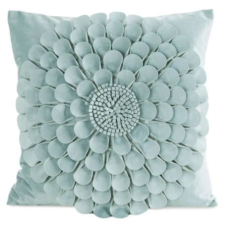 POSZEWKA FLORES 2 45 X 45 CM MIĘTOWY