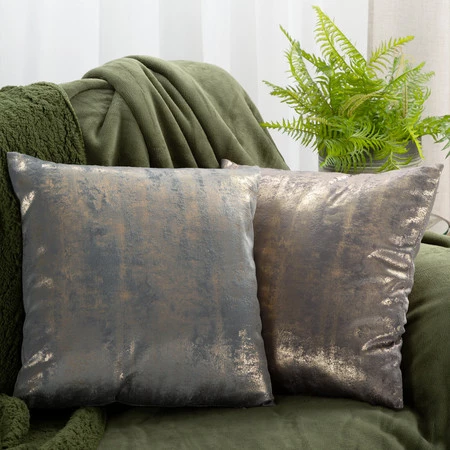 POSZEWKA RENIA 45 X 45 CM SZARY