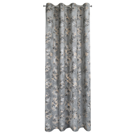 ZASŁONA GOTOWA GLORIA 140 X 250 CM STALOWY
