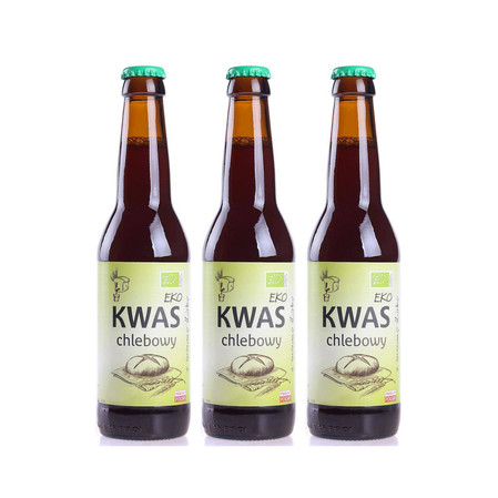 Zestaw: 3x KWAS CHLEBOWY BEZGLUTENOWY BIO 330 ml - EKO NATURA