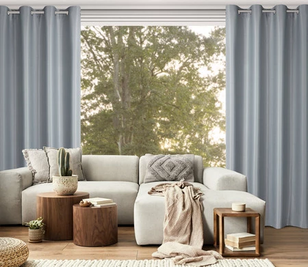 ZASŁONA GOTOWA SELINA 140 X 250 CM SZARY