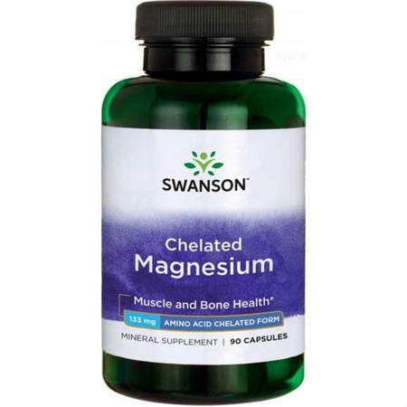 Swanson - Chelated magnesium - 90 kaps