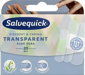 Salvequick, plastry transparentne, aloes, 20 szt