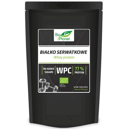 BIO PLANET BIAŁKO SERWATKOWE NATURALNE (WPC 77) BIO 150 g