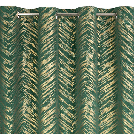 ZASŁONA GOTOWA SARA 140 X 250 CM CIEMNOZIELONY