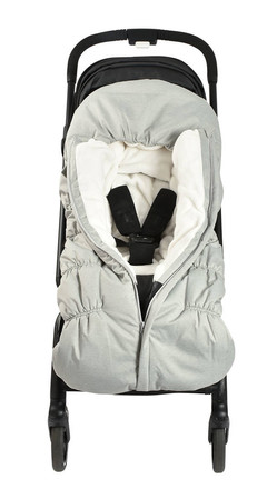 Beaba Śpiwór zimowy do wózka 6-24m Heather grey