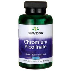 Swanson Chrom Pikolinian 200 Mcg 200 K